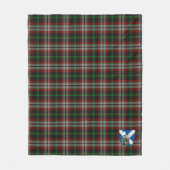 Scotts Lindsay Hunting Tartan Pset Fleece Deken (Voorkant)