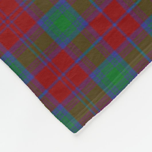 Scotts Lindsay Tartan Pset Fleece Deken (Hoek)