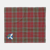 Scotts Lindsay Weathered Tartan Pset Fleece Deken (Voorkant (Horizontaal))