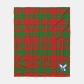 Scotts Livingstone Tartan Pset Fleece Deken (Voorkant)