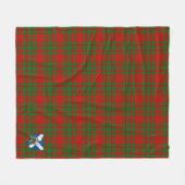 Scotts Livingstone Tartan Pset Fleece Deken (Voorkant (Horizontaal))