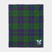 Scotts Lockhart Modern Tartan Pset Fleece Deken (Voorkant)