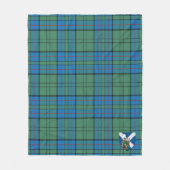 Scotts Lockhart Tartan Pset Fleece Deken (Voorkant)