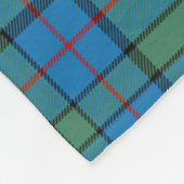 Scotts Lockhart Tartan Pset Fleece Deken (Hoek)