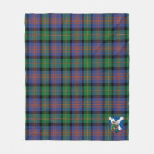 Scotts Logan Ancient Tartan Pset Fleece Deken (Voorkant)