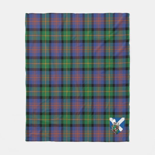 Scotts Logan Ancient Tartan Pset Fleece Deken (Voorkant)