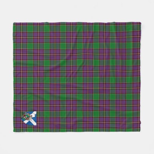Scotts Logan Tartan Pset Fleece Deken (Voorkant (Horizontaal))