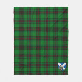 Scotts Logie Tartan Pset Fleece Deken (Voorkant)