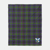 Scotts Lumsden Hunting Tartan Pset Fleece Deken (Voorkant)