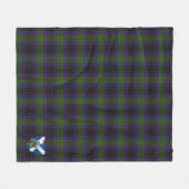 Scotts Lumsden Hunting Tartan Pset Fleece Deken (Voorkant (Horizontaal))