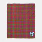 Scotts Lumsden Tartan Pset Fleece Deken (Voorkant)