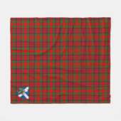 Scotts Lumsden van Kintore Tartan Plaid Fleece Deken (Voorkant (Horizontaal))
