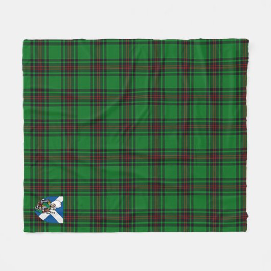 Scotts Lundin Tartan Pset Fleece Deken (Voorkant (Horizontaal))