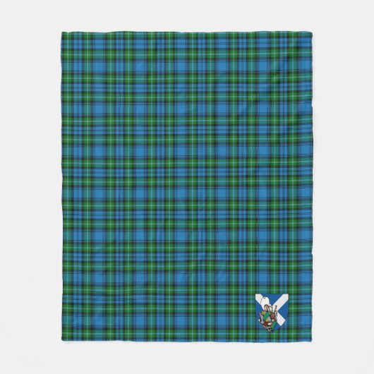 Scotts Lyon Tartan Pset Fleece Deken (Voorkant)