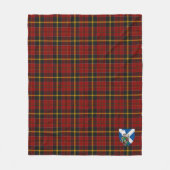 Scotts MacAlister of Skye Tartan Pset Fleece Deken (Voorkant)