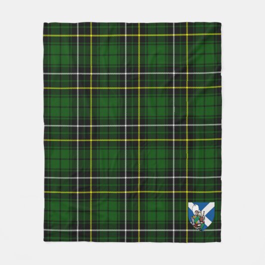 Scotts MacAlpine Modern Tartan Pset Fleece Deken (Voorkant)