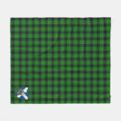 Scotts MacArthur Ancient Hunting Tartan Pset Fleece Deken (Voorkant (Horizontaal))