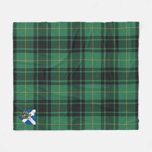 Scotts MacArthur Ancient Tartan Pset Fleece Deken (Voorkant (Horizontaal))