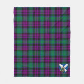 Scotts MacArthur Milton Tartan Pset Fleece Deken (Voorkant)