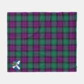 Scotts MacArthur Milton Tartan Pset Fleece Deken (Voorkant (Horizontaal))