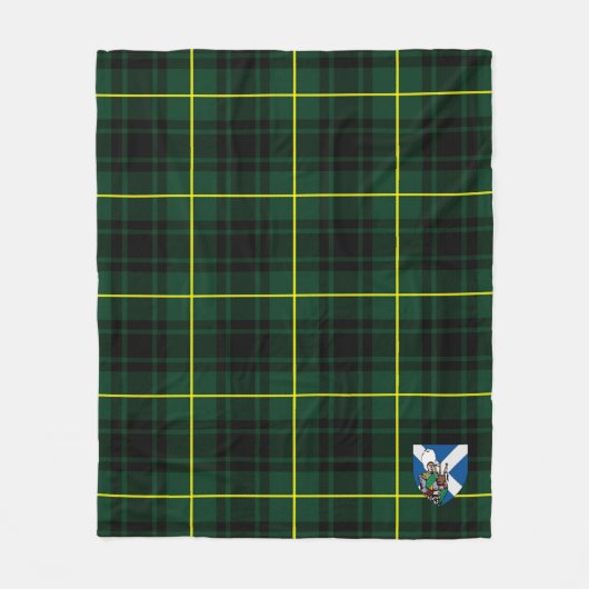 Scotts MacArthur Modern Tartan Pset Fleece Deken (Voorkant)