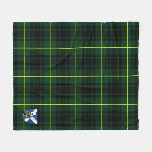 Scotts MacArthur Modern Tartan Pset Fleece Deken (Voorkant (Horizontaal))
