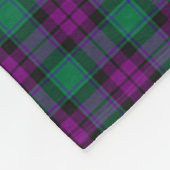 Scotts MacArthur of Milton Tartan Pset Fleece Deken (Hoek)