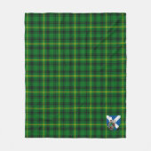 Scotts MacArthur Schotse Ruitdessin Fleece Deken (Voorkant)