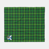 Scotts MacArthur Tartan Pset Fleece Deken (Voorkant (Horizontaal))
