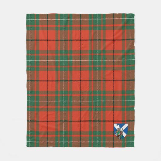 Scotts MacAulay Ancient Tartan Pset Fleece Deken (Voorkant)