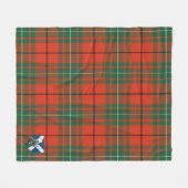 Scotts MacAulay Ancient Tartan Pset Fleece Deken (Voorkant (Horizontaal))