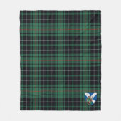 Scotts MacAulay Hunting Ancient Tartan Pset Fleece Deken (Voorkant)
