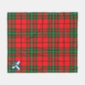 Scotts MacAulay Modern Tartan Pset Fleece Deken (Voorkant (Horizontaal))
