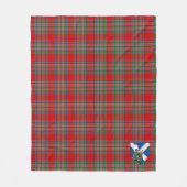 Scotts MacBain Schotse Ruitpatroon Fleece Deken (Voorkant)
