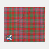 Scotts MacBain Schotse Ruitpatroon Fleece Deken (Voorkant (Horizontaal))