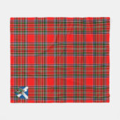 Scotts MacBean Modern Schotse Ruit Plaid Fleece Deken (Voorkant (Horizontaal))