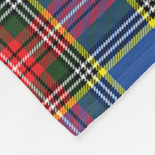 Scotts MacBeth Modern Tartan Pset Fleece Deken (Hoek)