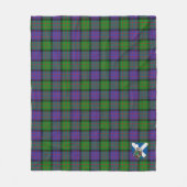 Scotts MacBrayne Schotse Plaid Fleece Deken (Voorkant)