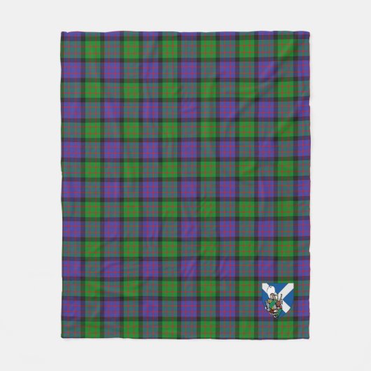 Scotts MacBrayne Tartan Pset Fleece Deken (Voorkant)