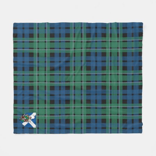 Scotts MacCallum Ancient Tartan Pset Fleece Deken (Voorkant (Horizontaal))