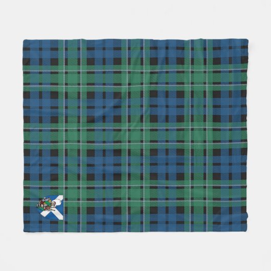 Scotts MacCallum Ancient Tartan Pset Fleece Deken (Voorkant (Horizontaal))