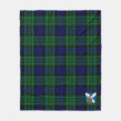 Scotts MacCallum Modern Tartan Pset Fleece Deken (Voorkant)