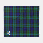 Scotts MacCallum Modern Tartan Pset Fleece Deken (Voorkant (Horizontaal))