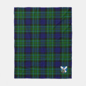 Scotts MacCallum Modern Tartan Pset Fleece Deken (Voorkant)