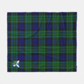 Scotts MacCallum Modern Tartan Pset Fleece Deken (Voorkant (Horizontaal))