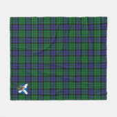 Scotts MacCallum Tartan Pset Fleece Deken (Voorkant (Horizontaal))