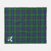 Scotts MacCallum Tartan Pset Fleece Deken (Voorkant (Horizontaal))