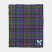Scotts MacCallum van Berwick Tartan Pset Fleece Deken (Voorkant)