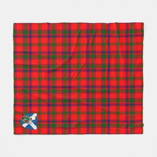 Scotts MacColl Modern Tartan Pset Fleece Deken (Voorkant (Horizontaal))