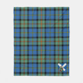 Scotts MacCorquodale Tartan Pset Fleece Deken (Voorkant)